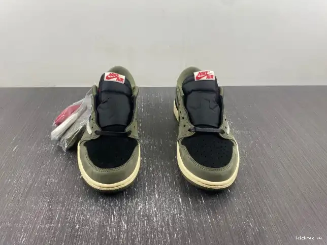 Cheap SCOTT TRAVIS DM7866-002 OG JORDAN OLIVE' 'BLACK SP AIR 1 X LOW 0505